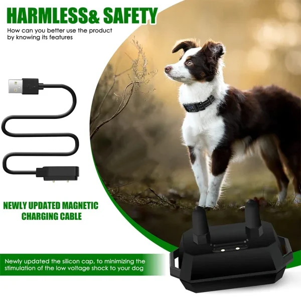 3280 Ft Radius GPS Outdoor Pet Wireless Electronic Fence Electric Dog Trainning Fence System Smart Vibration Shock Dog Collar - Image 6