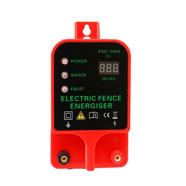 10KM Electric Fence Livestock Tool High Voltage Pulse Controller Electric Fence Energizer LCD Display Electric Fence Cattle - Image 2
