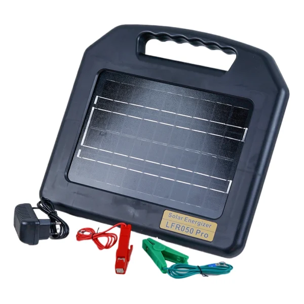 Livestock Electric Solar Fence Energizer 48KM Anti-theft High Voltage Pulse Controller for Animals Cattle Fencing Farm Equipment - Image 3