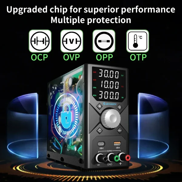 Adjustable DC Power Supply 30V10A Lab Bench Power Supply Encoder Regulation Laboratory Power Supply Voltage Regulator Switch - AliExpress 13 - Image 4