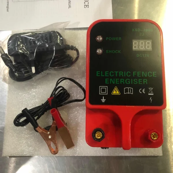 10KM Electric Fence Livestock Tool High Voltage Pulse Controller Electric Fence Energizer LCD Display Electric Fence Cattle - Image 6
