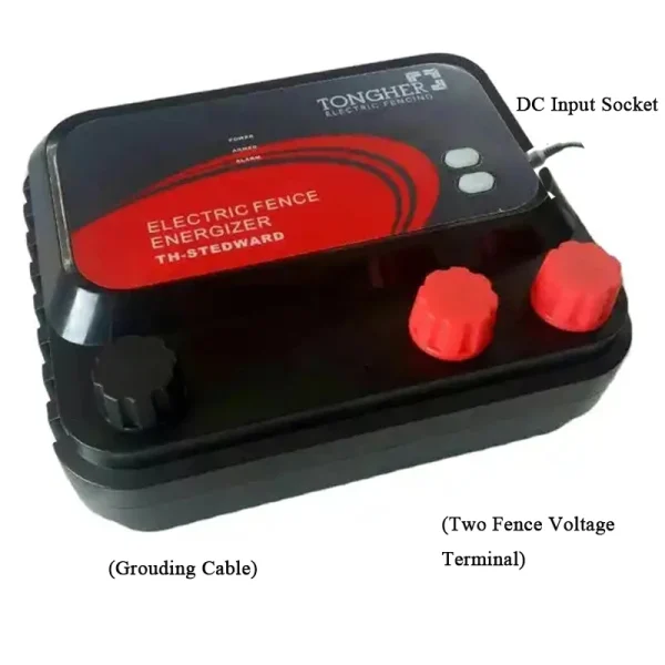 2 Joules Alarm Voltage Electric Fence Energizer High Power Low-Impedance Remote Fencing Controller For Electric Fence System - Image 3