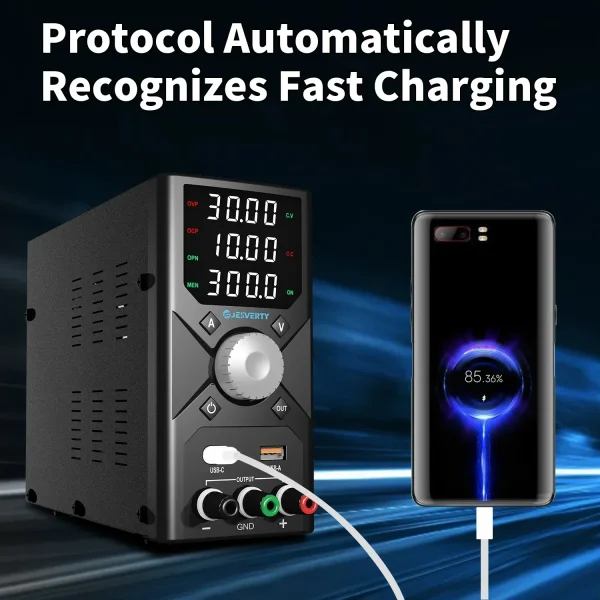 Adjustable DC Power Supply 30V10A Lab Bench Power Supply Encoder Regulation Laboratory Power Supply Voltage Regulator Switch - AliExpress 13 - Image 3