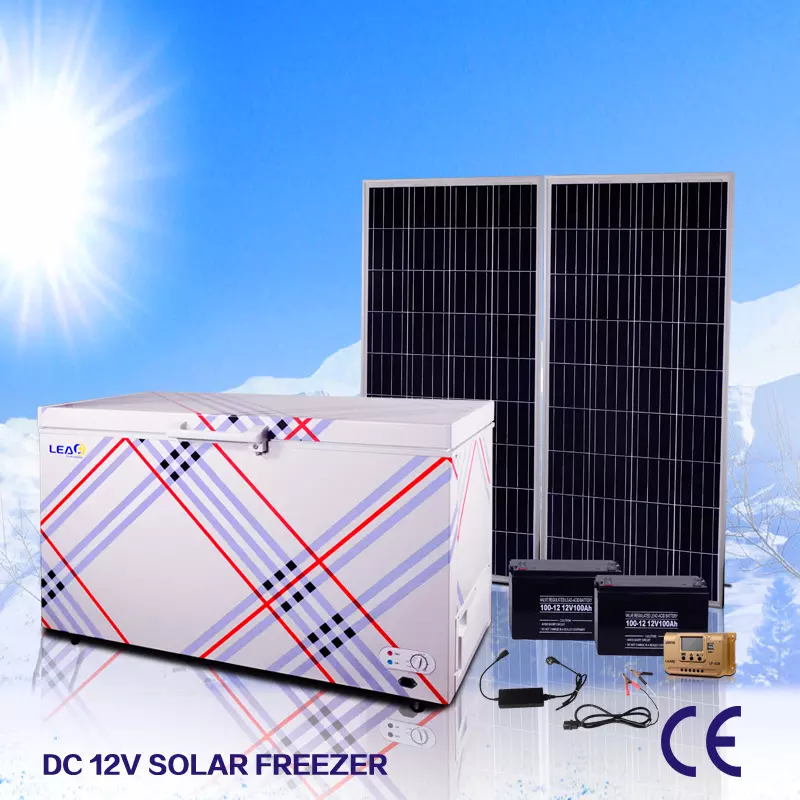 218 Liters SOLAR AC/DC FREEZER with Battery and Solar Panel Combo