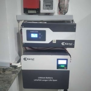 2.5kva Inverter With 2.5KWH Kartel Lithium Ion Battery