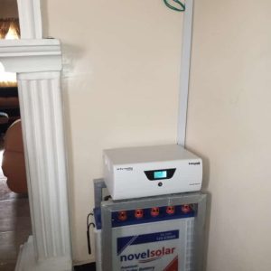 1.5KVA Hybrid Inverter + 1 X 12V 220AH Battery grid-tie Complete Installation