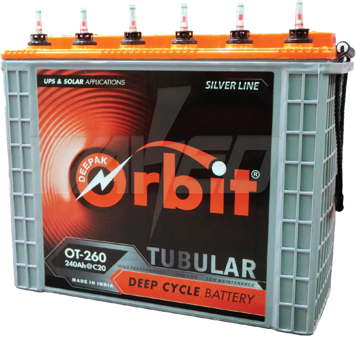 12V 200Ah Orbit Tubular Battery