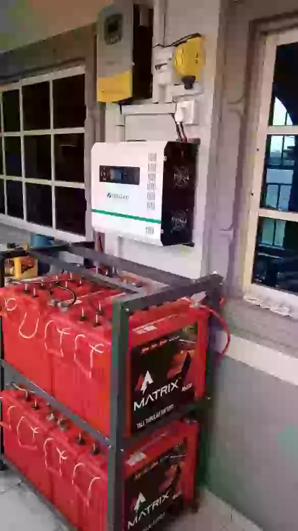5kVA/48V Power Inverters with batteries + rack + installation