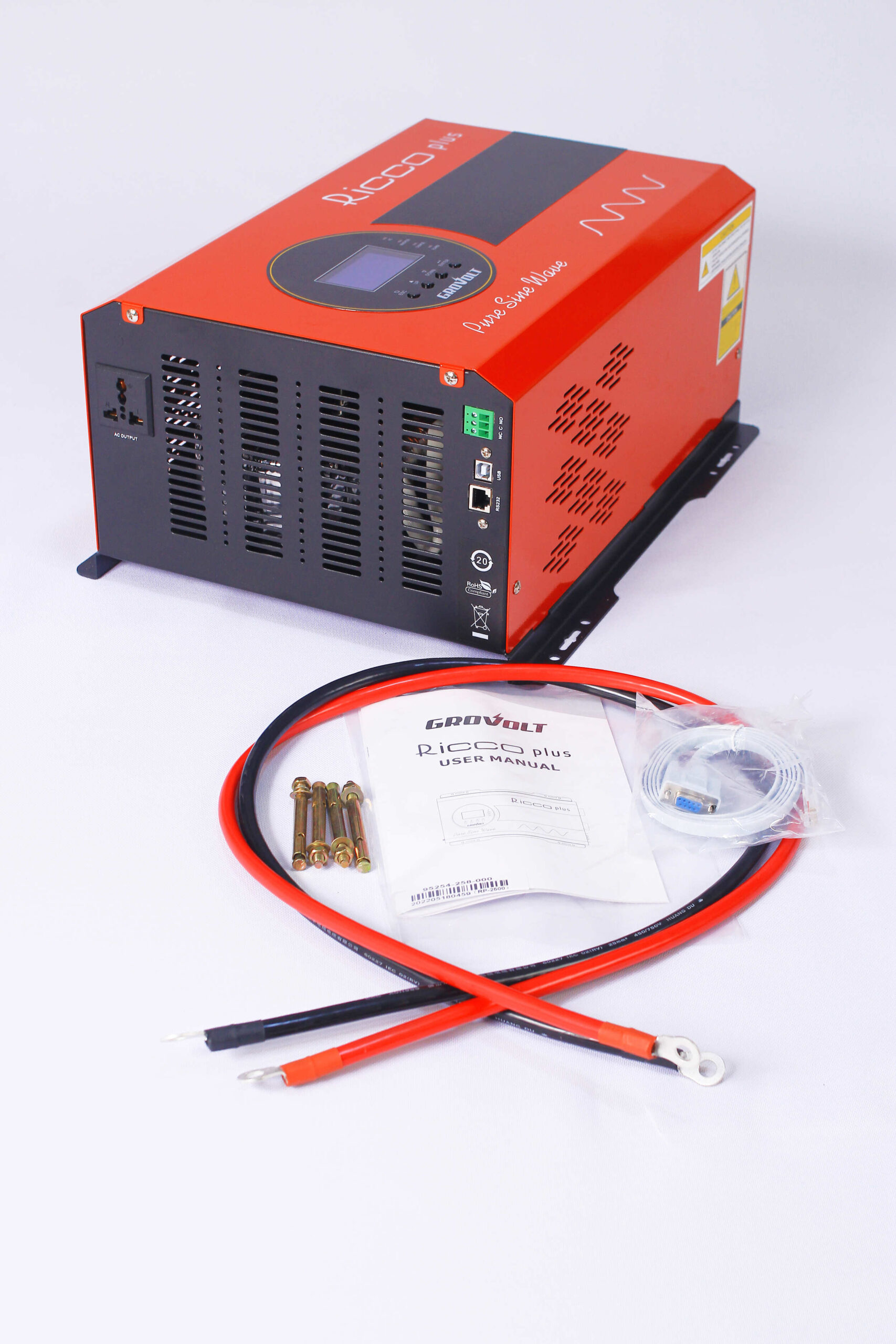 (Grovolts) Ricco 10kva/48v Pure Sine Wave Inverter with Mppt