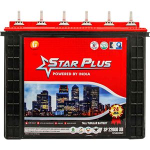 Starplus Tubular battery 12v/220AH with 2 years warranty