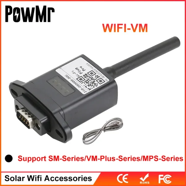 PowMr WiFi Module Wireless Device With RS232 Remote Monitoring Solution For MPPT Off Grid Hybrid Solar Power Inverter WIFI Port - AliExpress 13