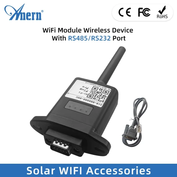 WiFi Module Wireless Device With RS485 /RS232 Port Remote Monitoring For Off Grid Hybrid Solar Power Inverter 4.2KW 6.2KW 10.2KW - AliExpress 13