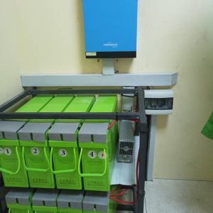 5kva Hybrid Inverter With 8 Batteries & Solar Installation