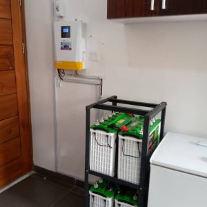 5KVA/48V Inverter 4 X 12V 220AH Battery grid-tie Complete Installation
