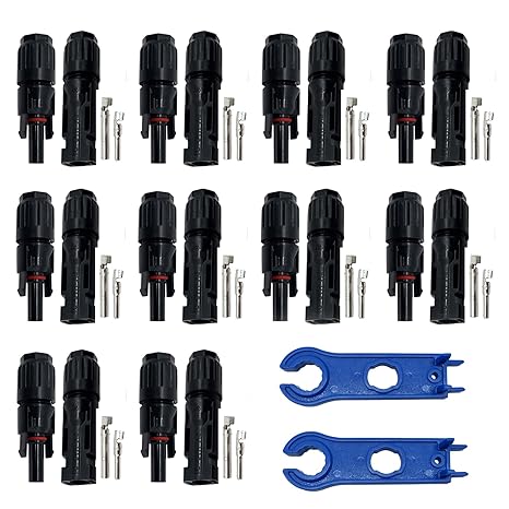10 Pairs MC4 Connector With Better Waterproof Effect