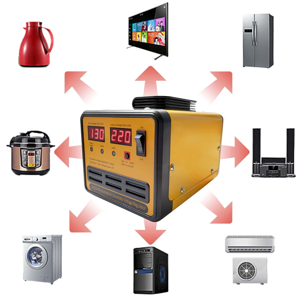 Fully Automatic Voltage Regulator AC 220V High-power Household Refrigerator Computer Voltage Regulator - AliExpress 13 - Image 5