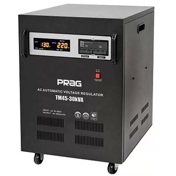 PRAG 30KVA Relay Stabilizer (45V-280V)