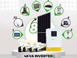 4KVA Inverter 4 X 12V 200AH Battery grid-tie Complete Installation