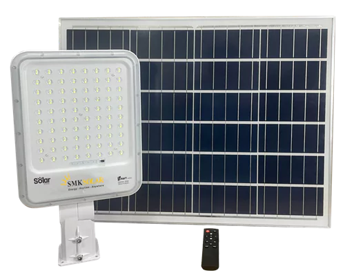 400 watt solar flood light. LED: 2800 lumens
